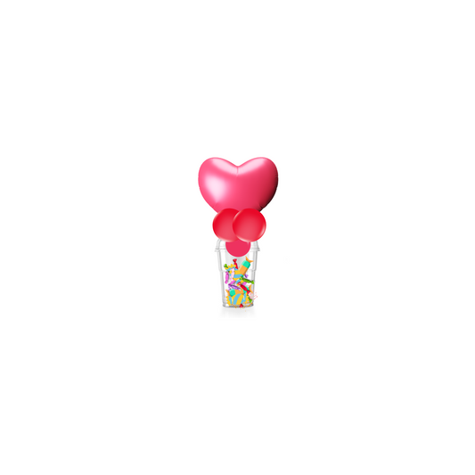 Valentine's Balloon Candy Cup