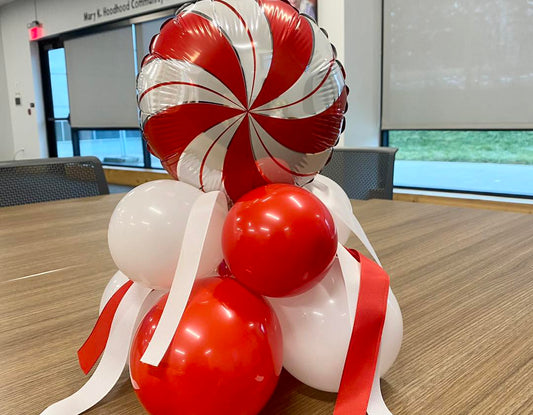 Adopt a Senior's Smile - Holiday Balloon Ribbon Centerpiece